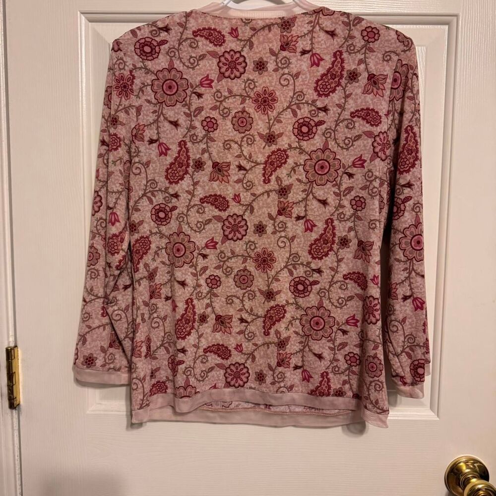 NoBo Y2K 90’s empire waist boho parsley floral top - Picture 2 of 3
